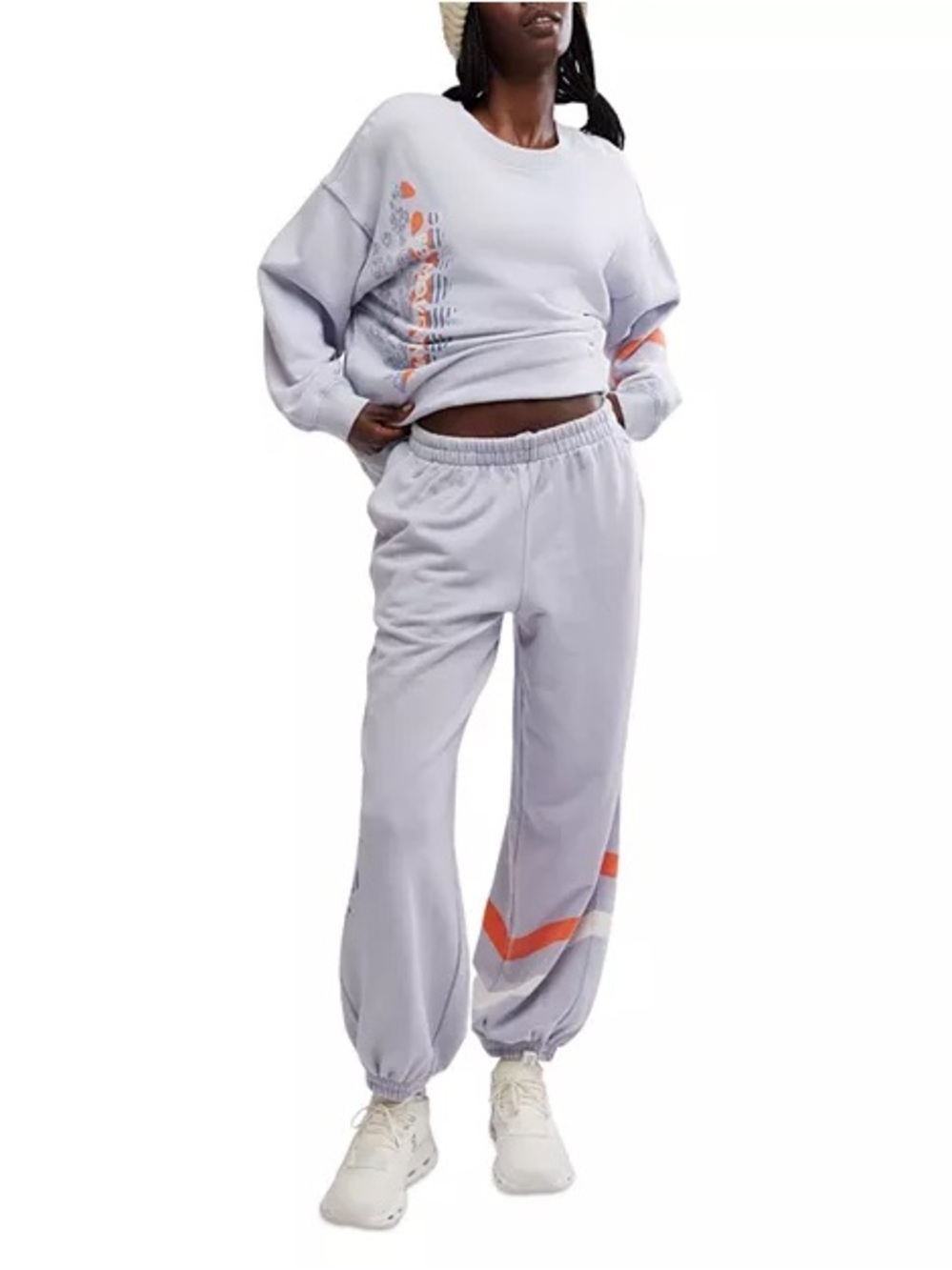 FP Movement by Free People All Star Track Joggers and Oversized Crewneck